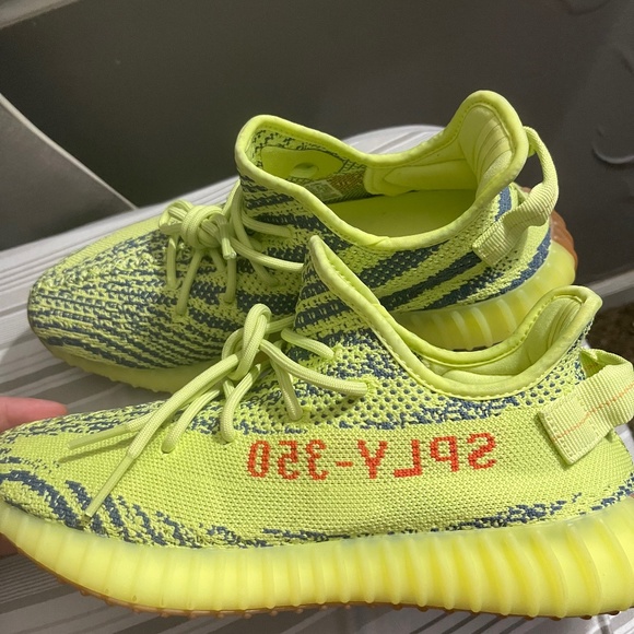 Mens Yeezy 350 Boost V2 “Semi Frozen Yellow”